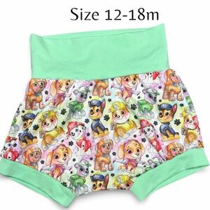 Custom made shorts-New- Paw patrol print